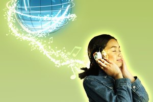 Escucha nuevos artistas y canciones en una base de datos de Internet.