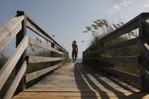 La playa es la mayor atracción de los visitantes de Nags Head.