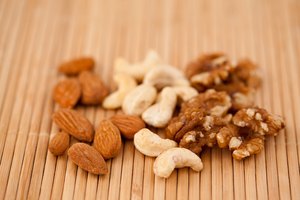 Almendras, anacardos y nueces