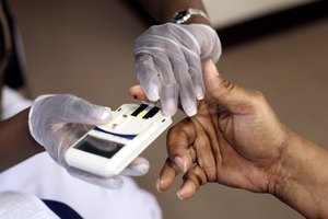 Imagen de un test de colesterol
