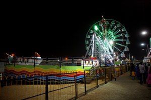Las grandes tierras aquí permiten lugar para muchos de los juegos clásicos de los carnavales.