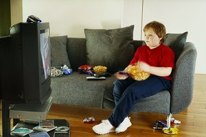 Demasiada television lleva a un aumento de peso nada saludable.