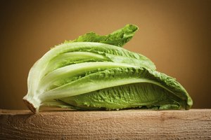 La lechuga romana contiene 8 calorías por taza.