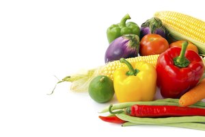 Frutas y verduras frescas.
