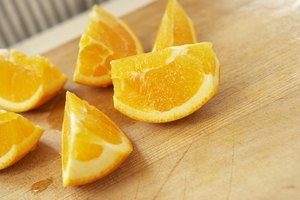 Gajos de naranja.