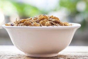 Tazón con cereal.