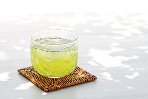 Té verde helado.