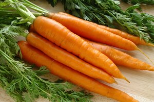 Manojo de zanahorias.