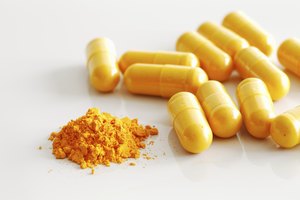 Cápsulas de curcuma.