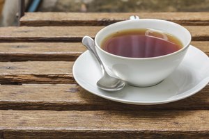 Una taza de té de melón amargo.