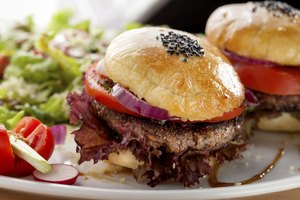 Hamburguesa vegetariana.