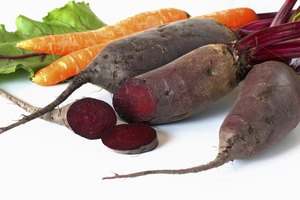 Remolachas y zanahorias.