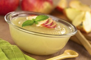 Puré de manzana.