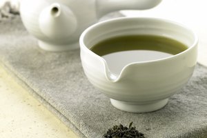 Imagen de una taza con té verde
