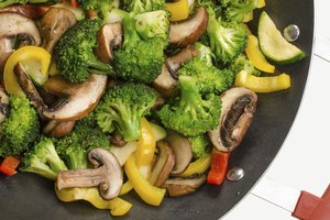 Mezcla de verduras fritas.