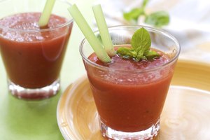 Jugo de verduras.