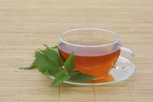 Taza de té de ortiga.