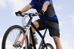 Una bicicleta de montaña.