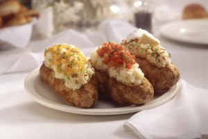 Las papas al horno están llenas de potasio.