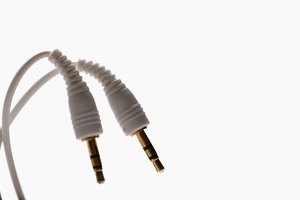 Cable macho de 3,5 mm estéreo a macho de 3,5 mm estéreo.