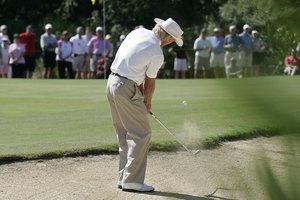 El australiano Greg Norman fue conocido por su capacidad para escapar de todo tipo de arenas.