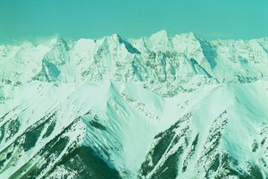 Cuando la nieve se derrite, deja ver verdes prados llenos de flores silvestres en las montañas rocosas.