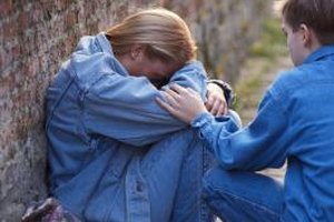 David De Lossy/Photodisc/Getty Images Telling a girl you care for her, and sharing any fond memories you have of her grandfather, may help during a time of grief.
