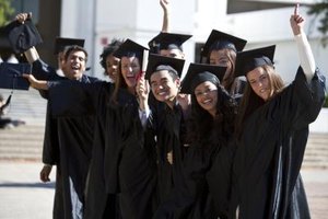 Comstock Images/Comstock/Getty Images Students graduating from high school have mastered effective reading, writing and communication skills.