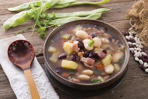 Sopas de granos.