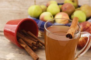 Sidra de manzana caliente.