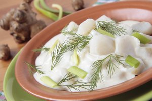 Alcachofas de Jerusalén en salsa.