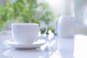Pequeña taza de café.