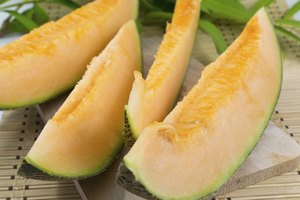 Melón en rebanadas.