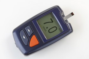 Monitor de glucosa en sangre.