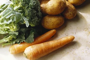 Brócoli y vegetales diversos.
