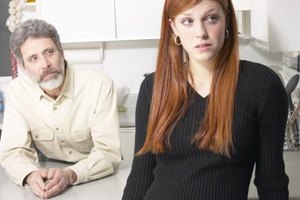 Hemera Technologies/AbleStock.com/Getty Images Sometimes ending an argument with your child is as simple as reminding her that it's against the rules and she will suffer consequences otherwise.