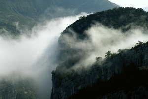 Los impresionantes Pirineos dominan el norte de España.