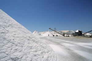 Planta procesadora de sal.