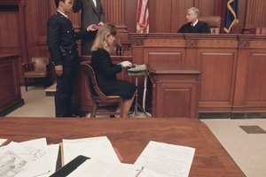 Courtroom scene