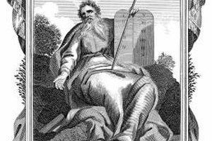Photos.com/Photos.com/Getty Images The Ten Commandments -- a version of the commandments of all Christian denominations -- are the framework for righteous Catholic living.