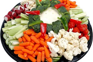 Aperitivos de vegetales.