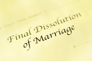 Final dissolution of Marriage' paperwork