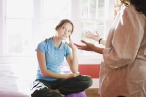 Jupiterimages/Brand X Pictures/Getty Images Your teen may be thinking "whatever", but continue to make attempts to improve communication between the two of you.