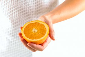 Vitamina C en las frutas cítricas.