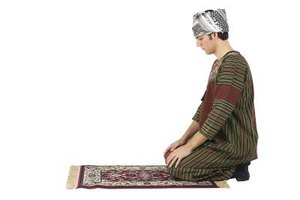 Hemera Technologies/PhotoObjects.net/Getty Images Though primarily an act of worship, the ritual prayer in Islam can also be associated with meditation.