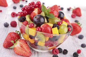 La fruta es un alimento rica en fibra y de bajo índice glucémico.