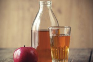 Zumo de manzana.