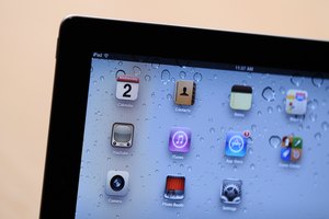 Toda la navegación del iPad se hace en forma táctil.