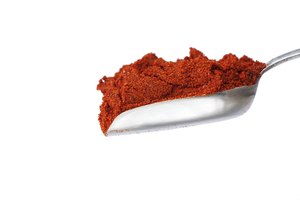 Chile en polvo.