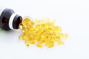 Cápsulas de aceite de pescado.